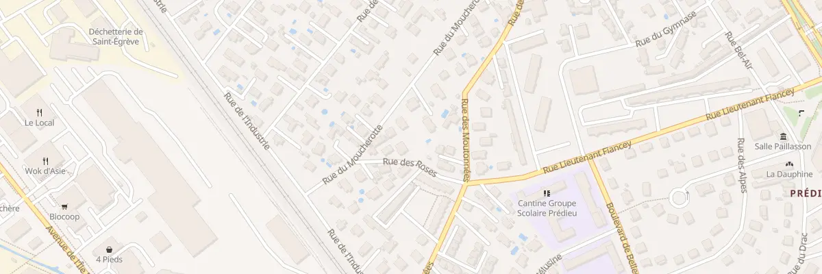 Plan du 7 Rue du Moucherotte à Saint-Égrève