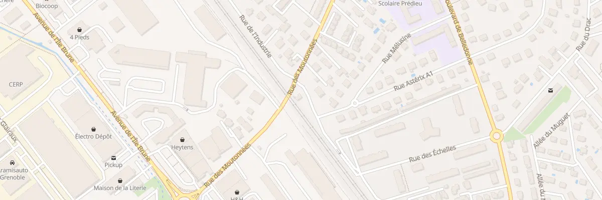Plan du 81 Rue des Moutonnees à Saint-Égrève