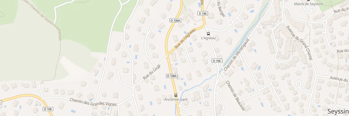 Plan du 5 Av de la Poste à Seyssins