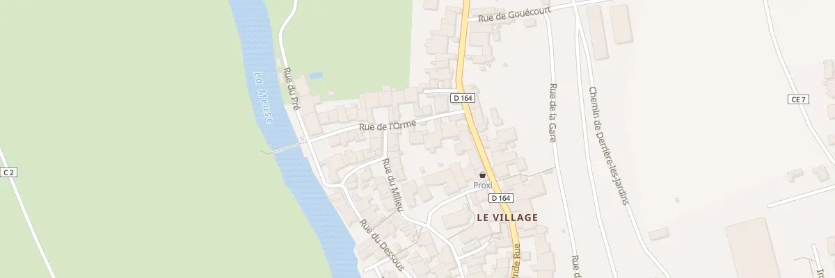 Plan du 3 Rue de l’Orme à Coussey