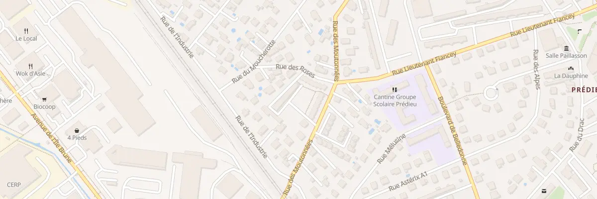 Plan du 19 Rue des Roses à Saint-Égrève