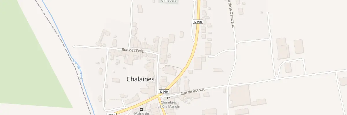 Plan du 12 Rue de l’Eglise à Chalaines