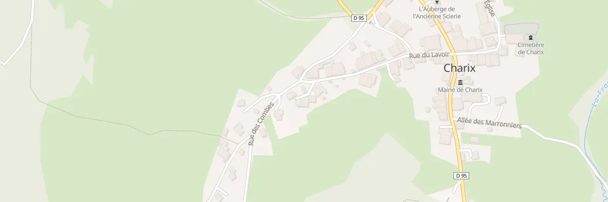 Plan du 1 Imp du Cret à Charix