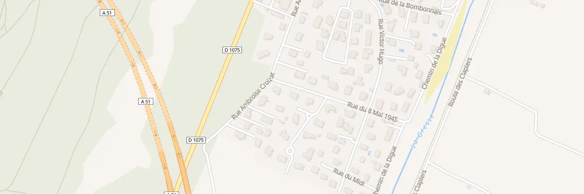 Plan du 1 All du Champ Coupier à Varces-Allières-et-Risset