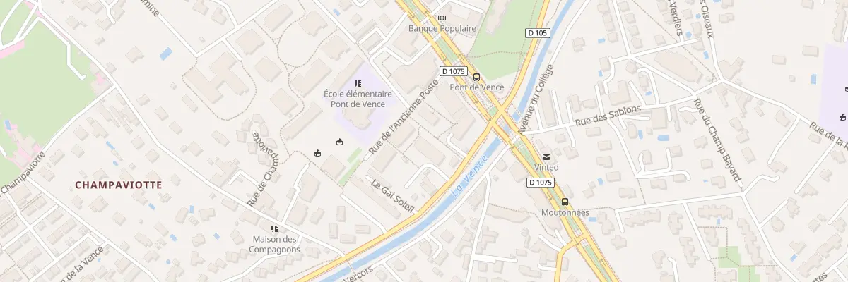 Plan du 5 Rue de l’Ancienne Poste à Saint-Égrève