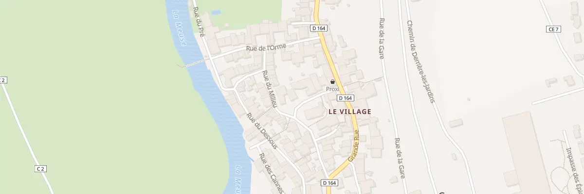 Plan du 7B Rue du Milieu à Coussey