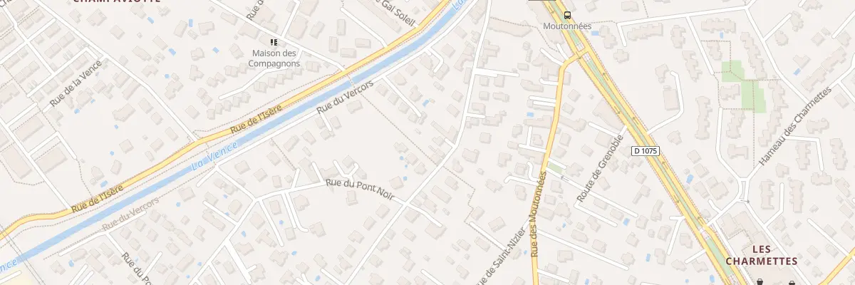 Plan du 16 Rue Paviot à Saint-Égrève