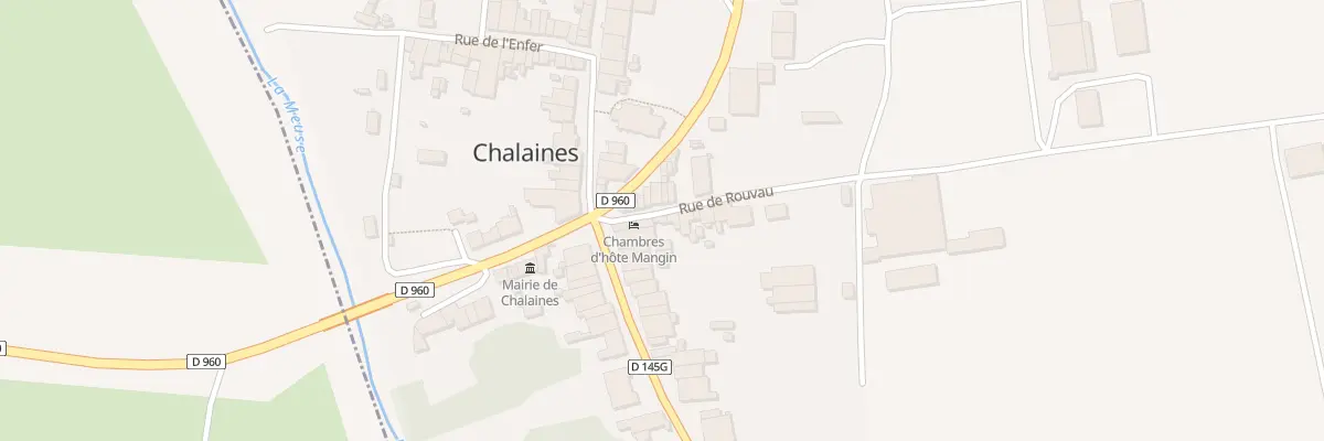 Plan du 8 Rue de Rouvau à Chalaines