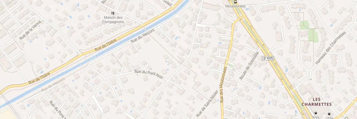Plan du 18 Rue Paviot à Saint-Égrève