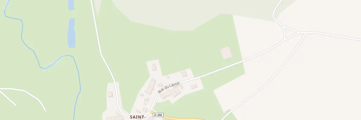 Plan du 12 Rue du Lavoir (st Andoche) à Fouvent-Saint-Andoche