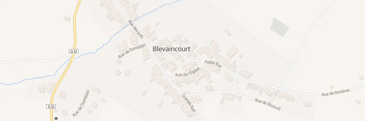 Plan du 2B Ptr Petite Rue à Blevaincourt