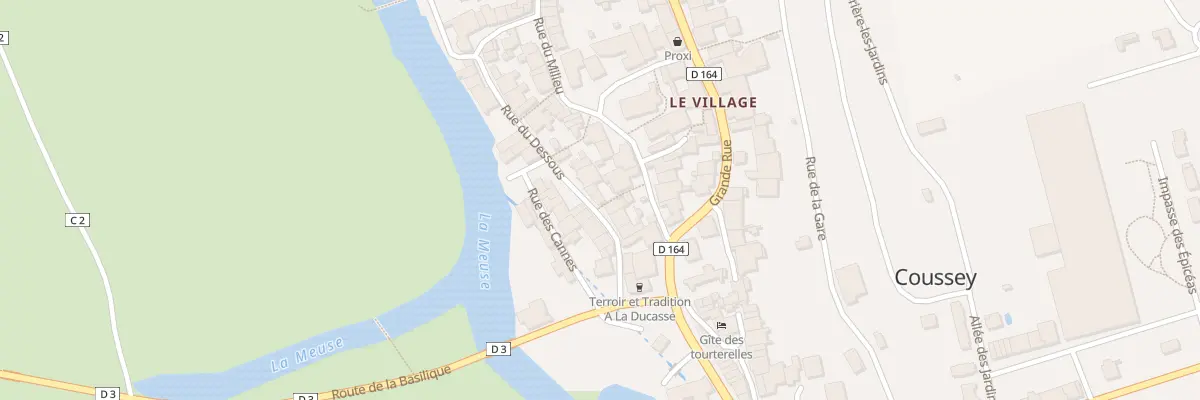 Plan du 6 Rue du Dessous à Coussey