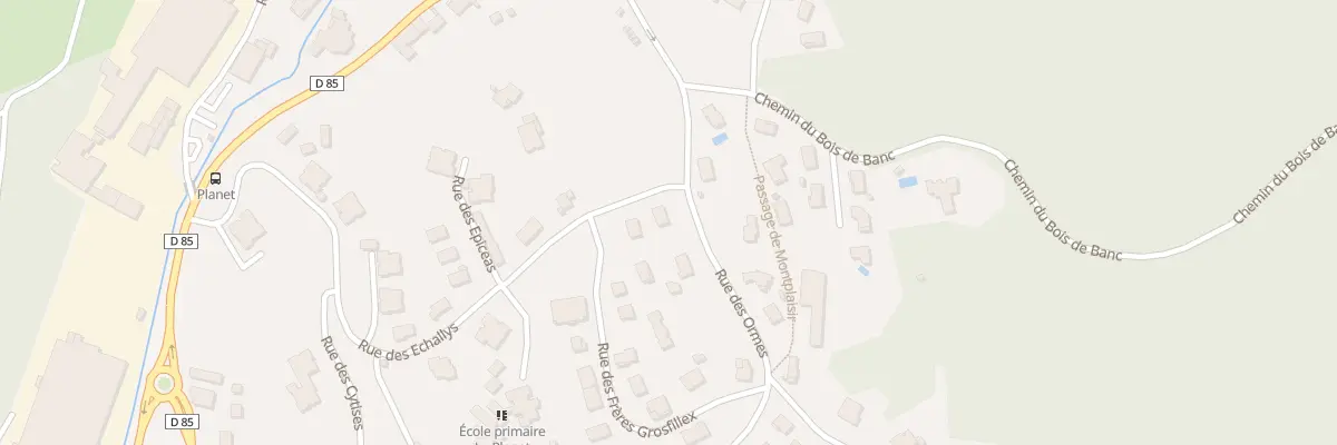Plan du 37D Rue des Ormes à Arbent
