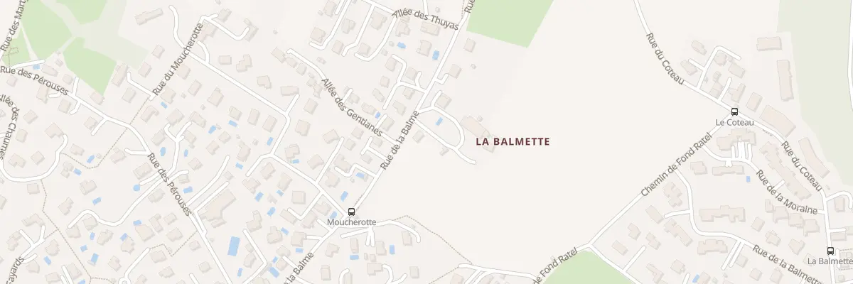 Plan du 8 Rue de la Balme à Claix