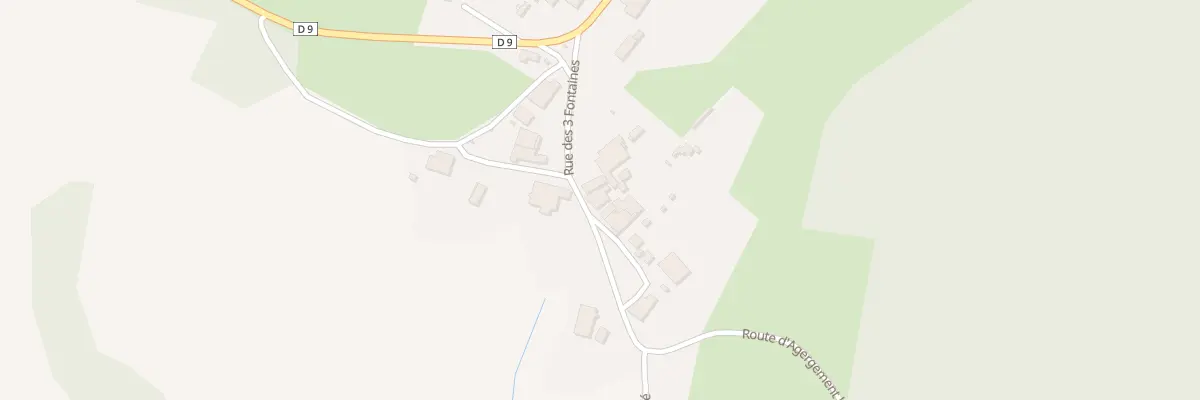 Plan du 5 Rue des Trois Fontaines à Abergement-le-Grand