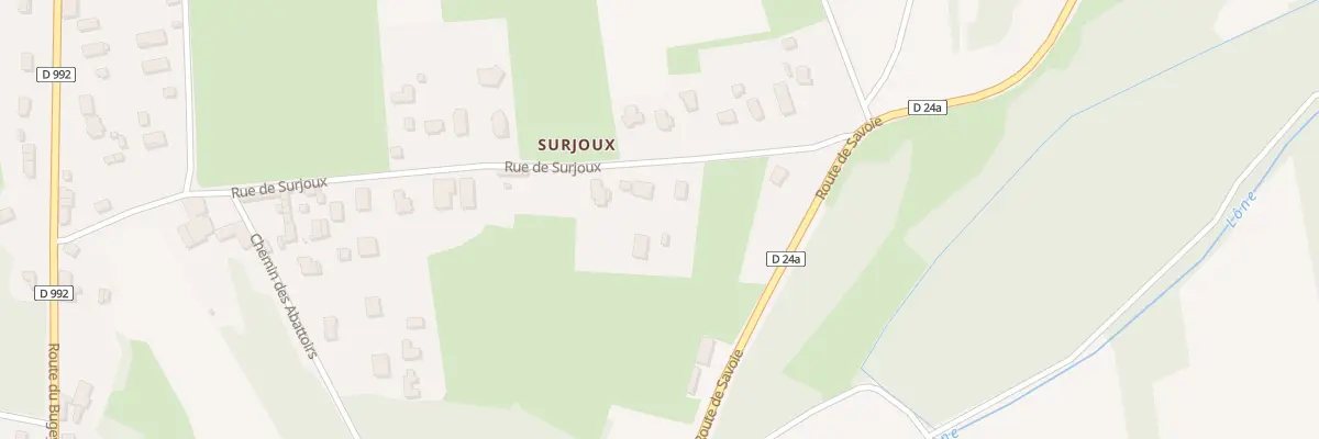 Plan du 151 En Surjoux à Peyrieu