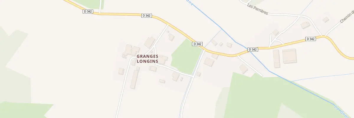 Plan du 14 Granges Longins à Grozon