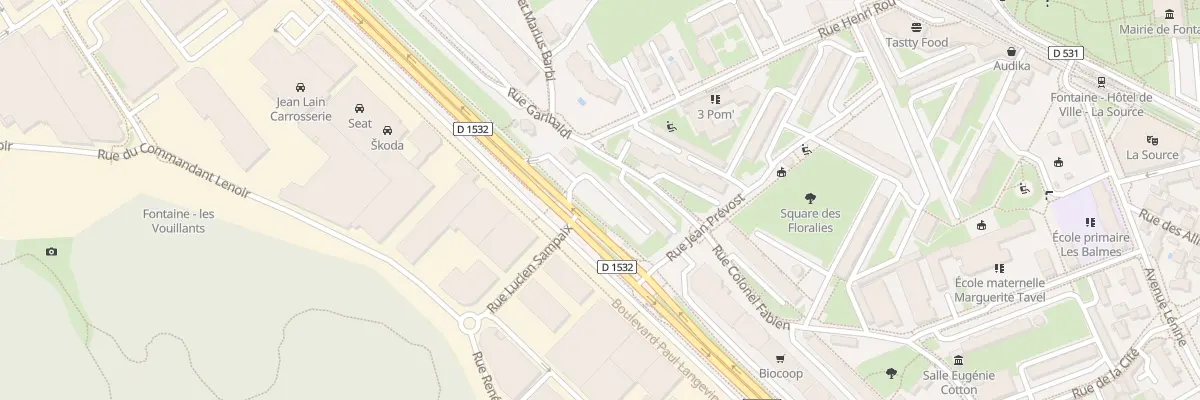 Plan du 4 Rue Garibaldi à Fontaine