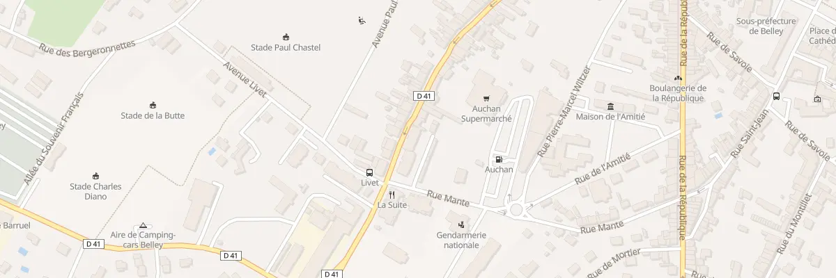 Plan du 127 Rue Saint Martin à Belley