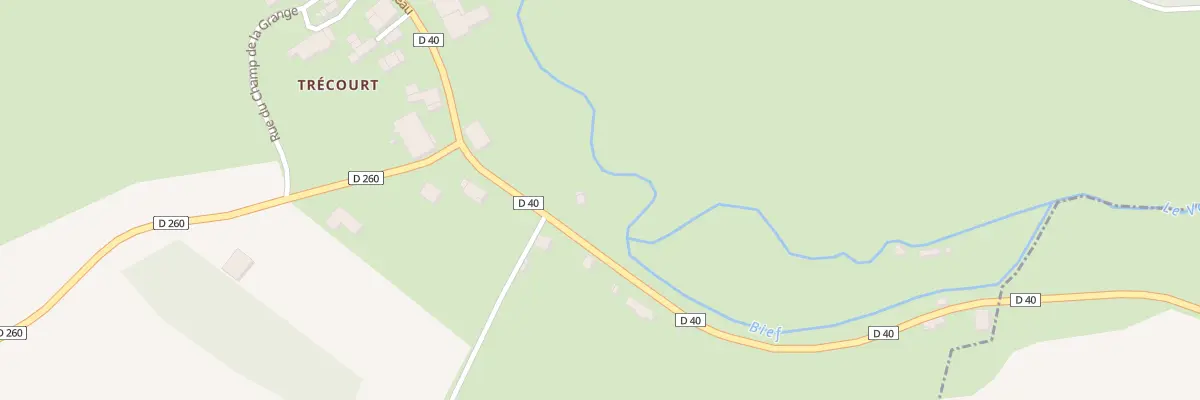 Plan du 8 Rue du Fourneau A St Andoche à Fouvent-Saint-Andoche