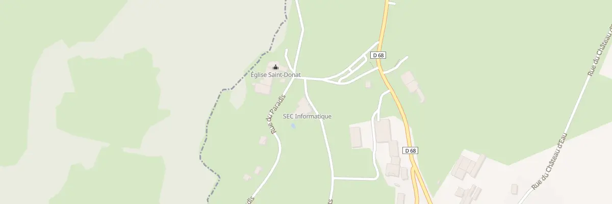 Plan du 1 Rue du Puits à Plasne
