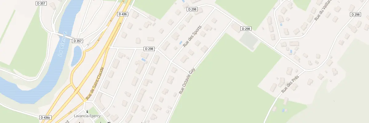 Plan du 18 Rue des Sports à Lavancia-Epercy