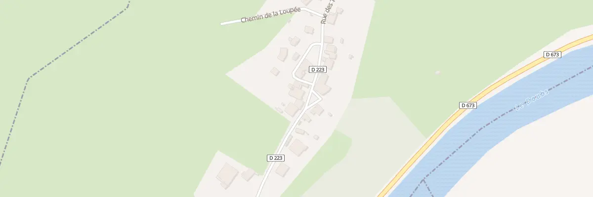 Plan du 1 Pl du Chêne à La Barre
