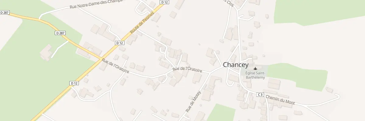 Plan du 1 Rue Tortueuse à Chancey