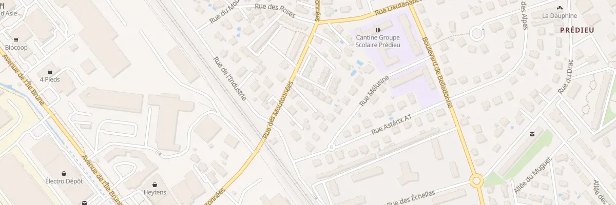 Plan du 73 Rue des Moutonnees à Saint-Égrève