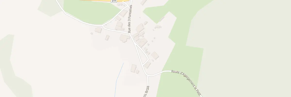 Plan du 9 Rue des Trois Fontaines à Abergement-le-Grand