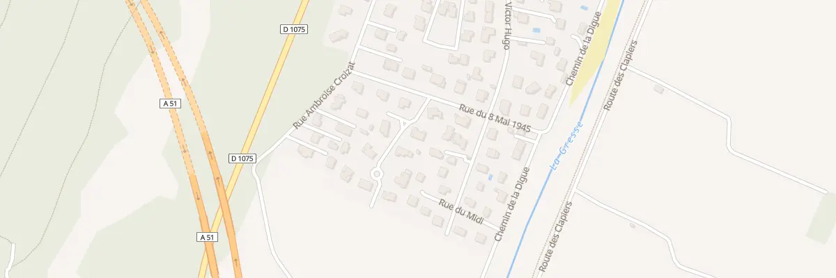 Plan du 2 All du Champ Coupier à Varces-Allières-et-Risset