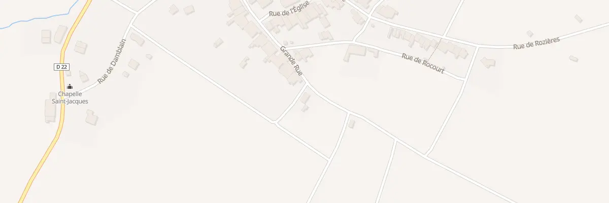 Plan du 24 Rue Grande Rue à Blevaincourt