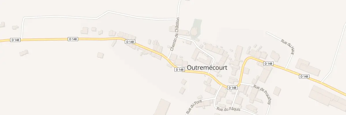 Plan du 19 Rue du Pesery à Outremécourt