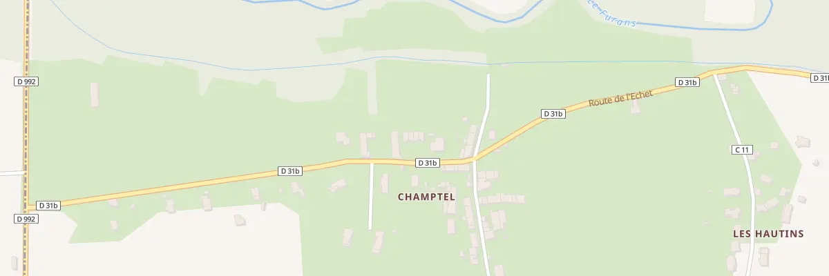 Plan du 1332 Rte de l’Echet à Brens