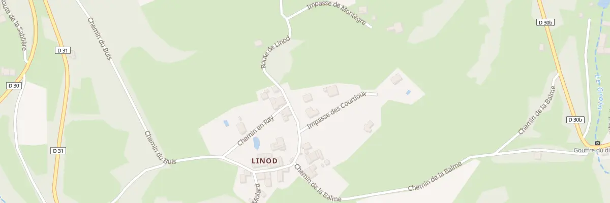 Plan du 114 Rte de Linod à Valromey-sur-Séran