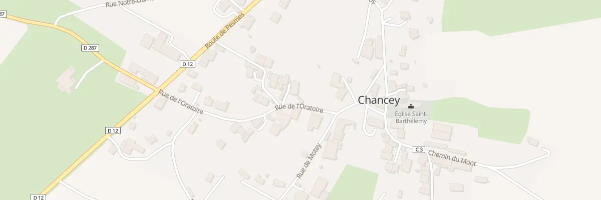 Plan du 1 Rue de l’Oratoire à Chancey