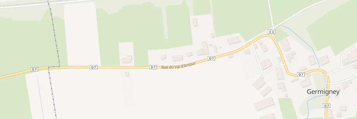 Plan du 28 Rue du Val d’Amour à Germigney