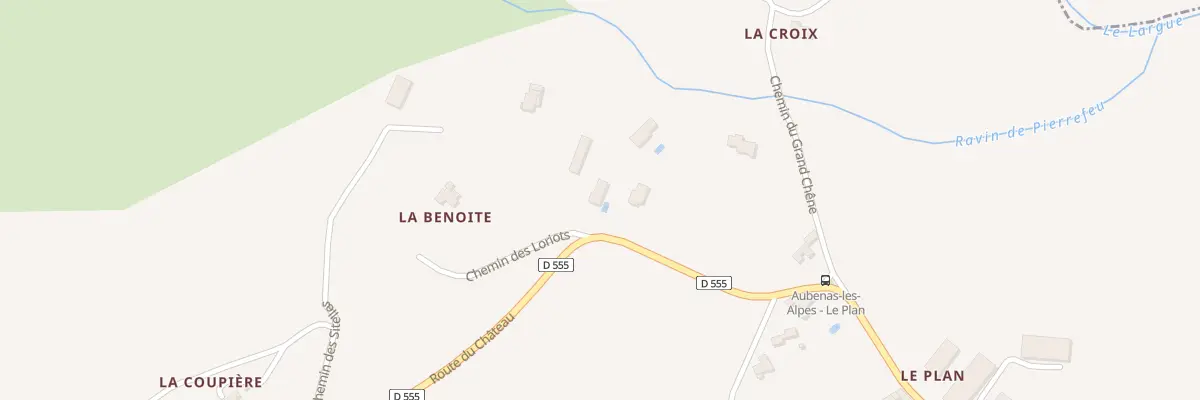 Plan du 16 Che des Loriots à Aubenas-les-Alpes