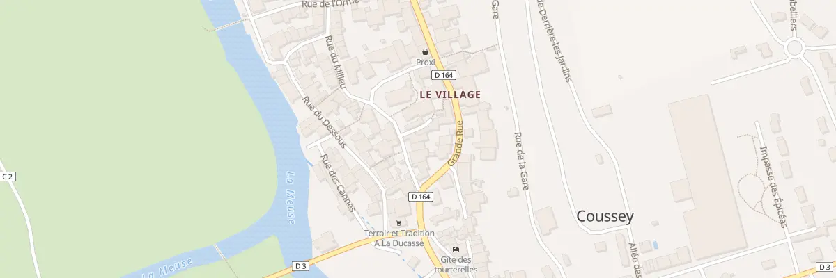Plan du 3 Rue de l’Eglise à Coussey