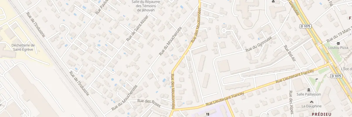 Plan du 50 Rue des Moutonnees à Saint-Égrève