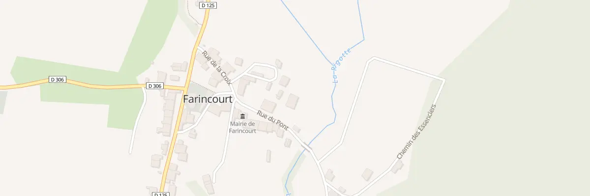 Plan du 7 Rue du Pont à Farincourt