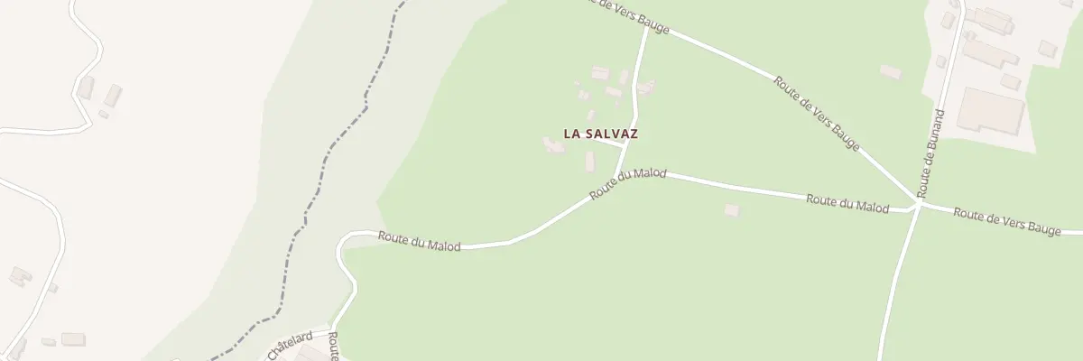 Plan du 25 Pas de la Salvaz à Avressieux