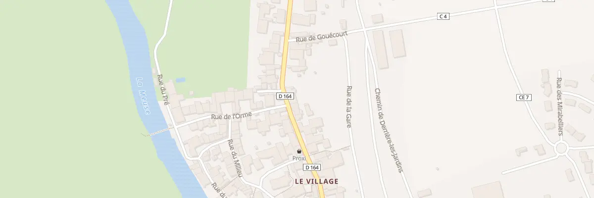 Plan du 29 Gr Grande Rue à Coussey