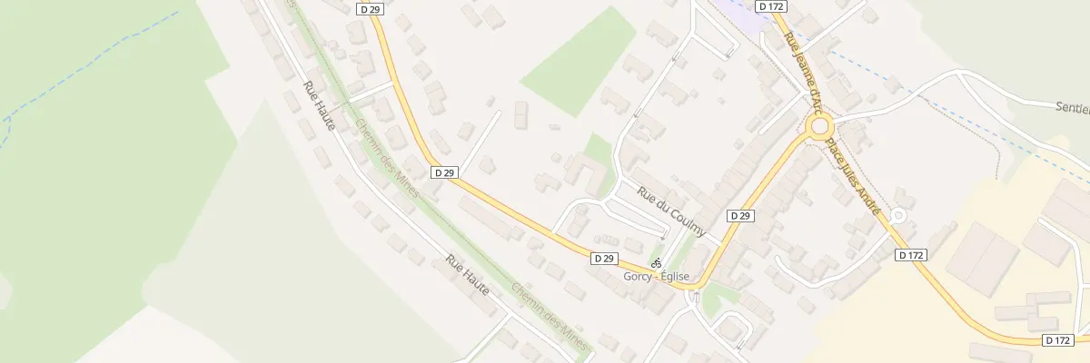 Plan du 24 Rue du Chateau à Gorcy