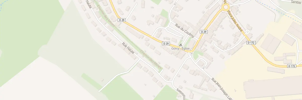 Plan du 13 Rue du Chateau à Gorcy