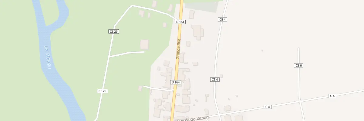 Plan du 5 Gr Grande Rue à Coussey