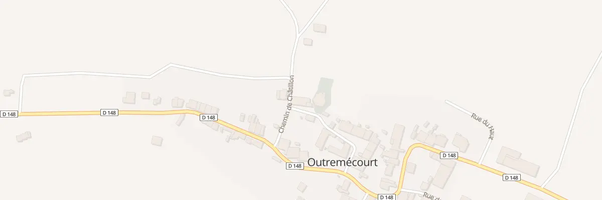 Plan du 50 Rue de la Grande Cour à Outremécourt