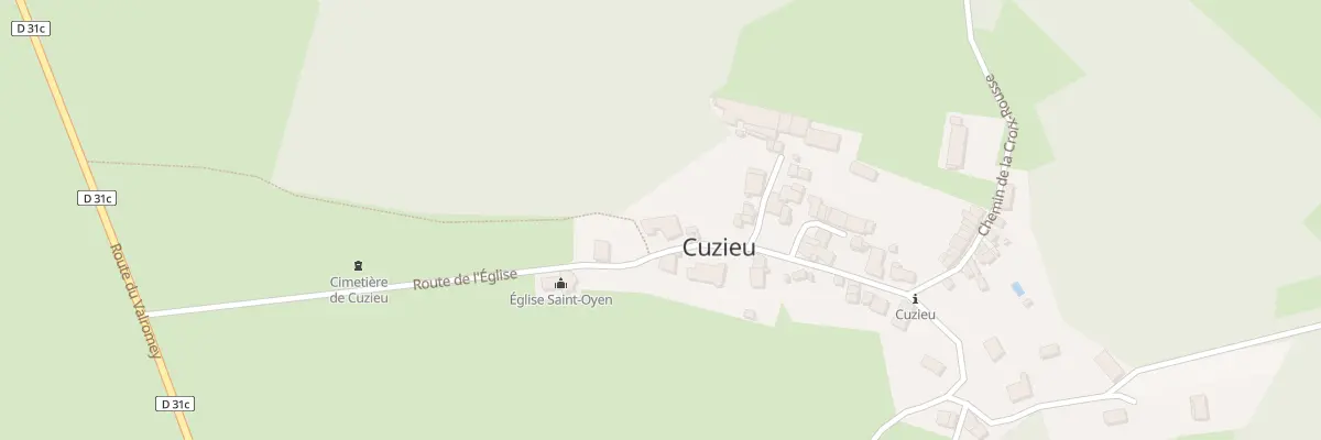 Plan du 5029 Cuzieu à Cuzieu