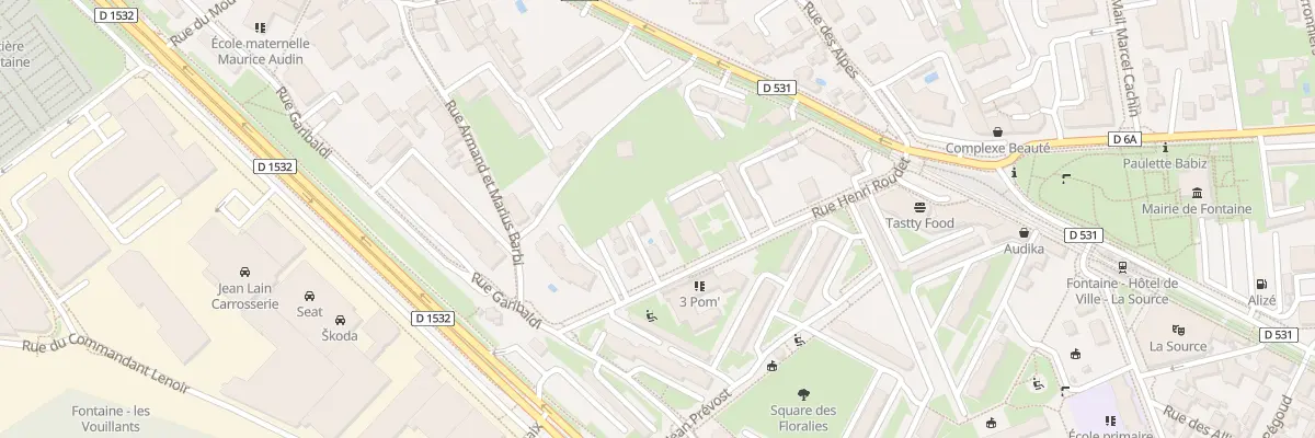 Plan du 18 Rue Henri Roudet à Fontaine