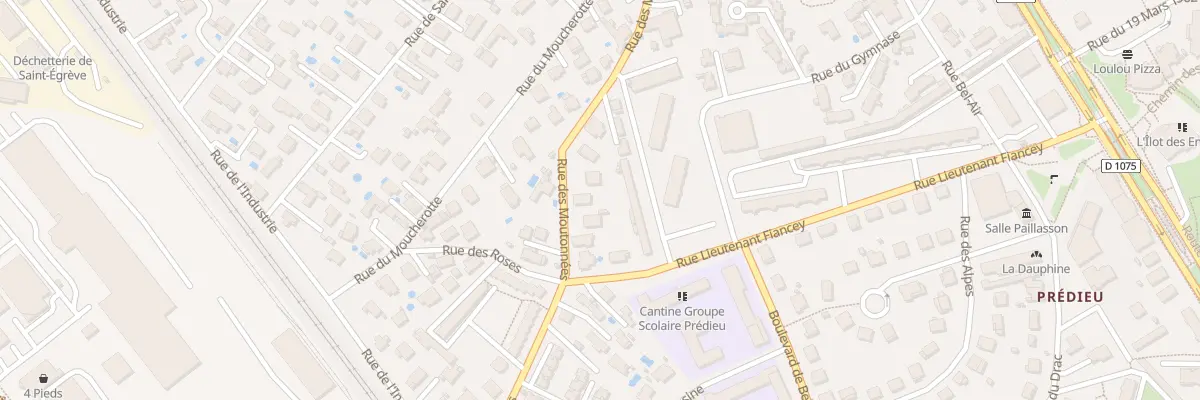 Plan du 55 Rue des Moutonnees à Saint-Égrève